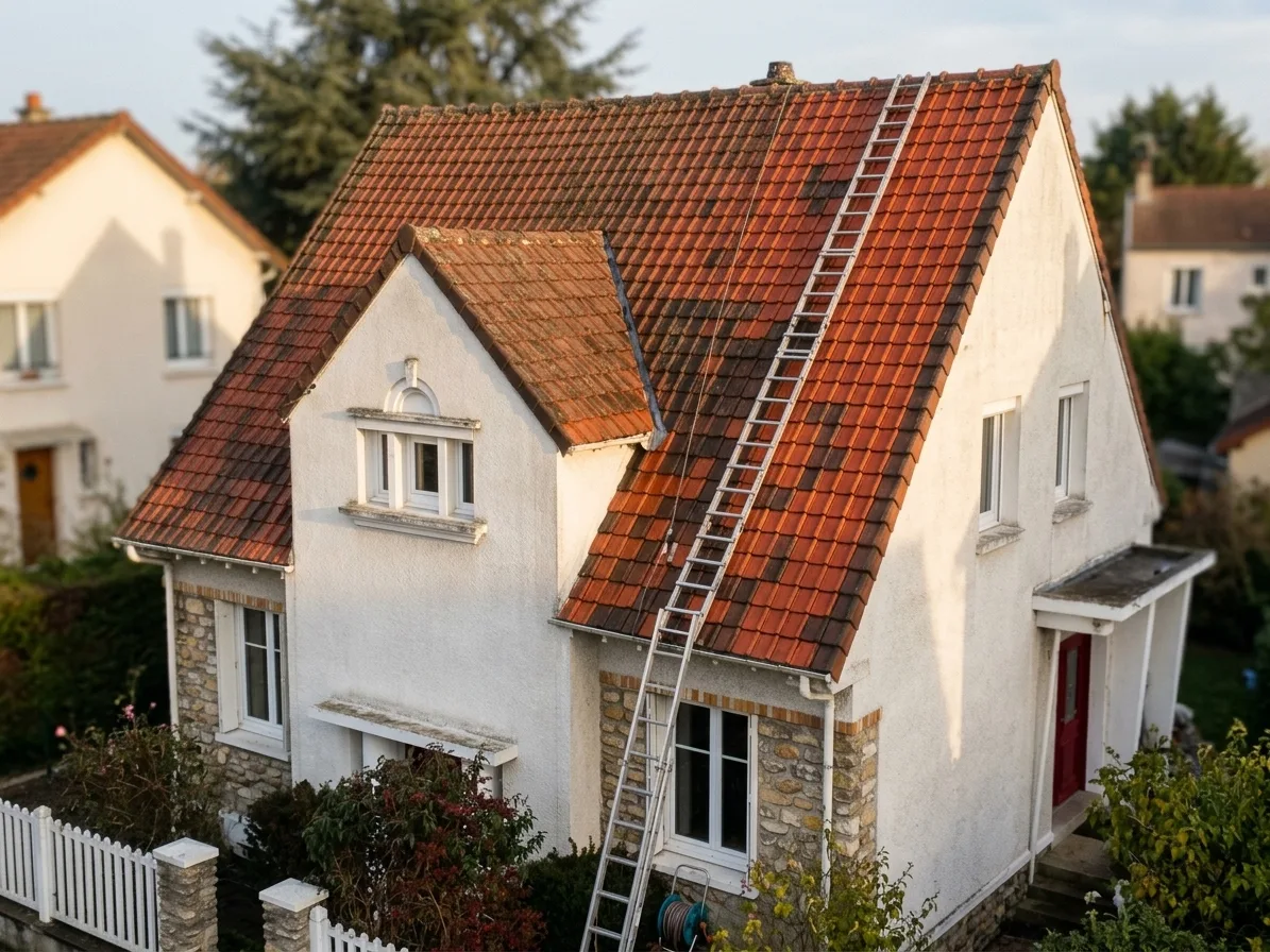 Nettoyage de toiture à Melun