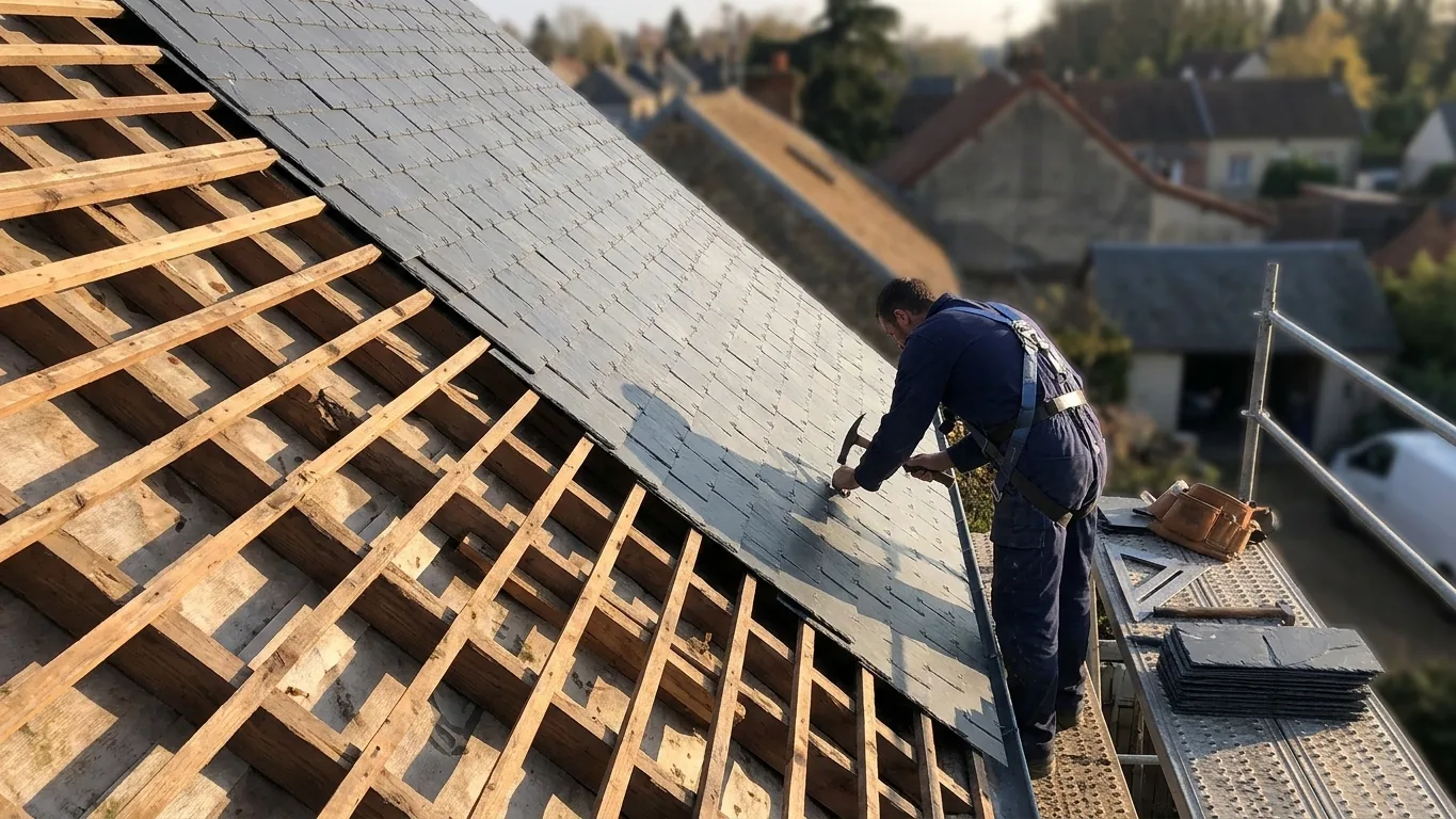 Réfection complète de toiture à Melun